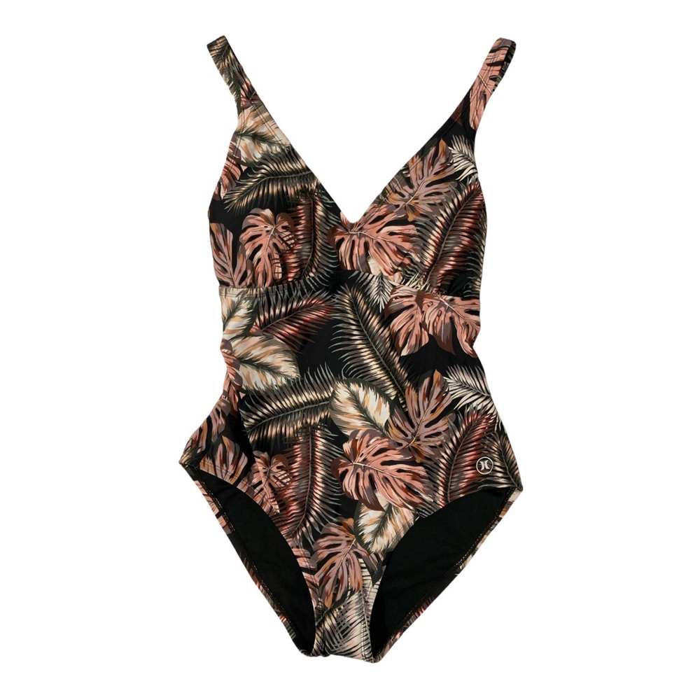 Hurley One Piece Scattered Palm Print Size XXL